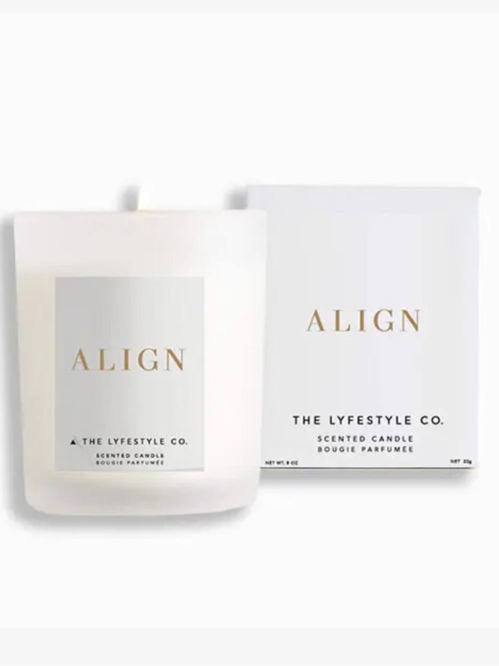 THE LYFESTYLE CO. Align Scented Candle 8oz BRAND NEW/SEALED